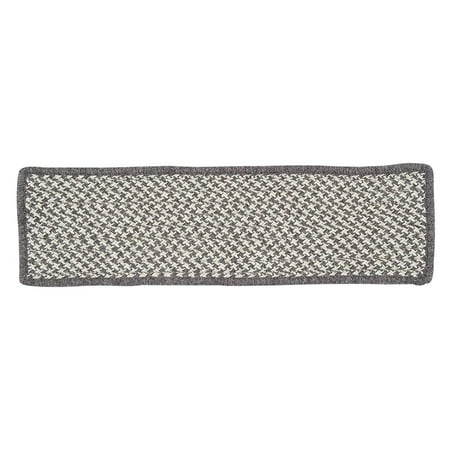 Colonial Mills Natural Wool Houndstooth Brown/ Tan Stair Tread (Set of 13)