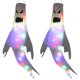 thumbnail image 1 of Calcetines de viento fantasma de Halloween, decoraciones colgantes, calcetines de viento voladores, bandera, decoraciones para árboles de Halloween al aire libre con luz LED para patio, jardín, sumini, 1 of 4