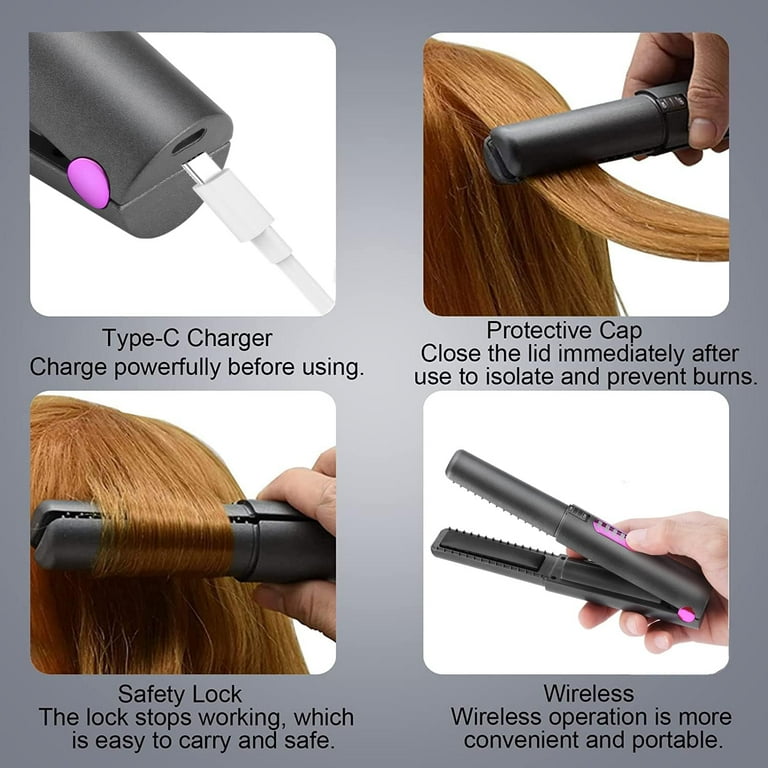 Adjustable temperature hair clearance straighteners