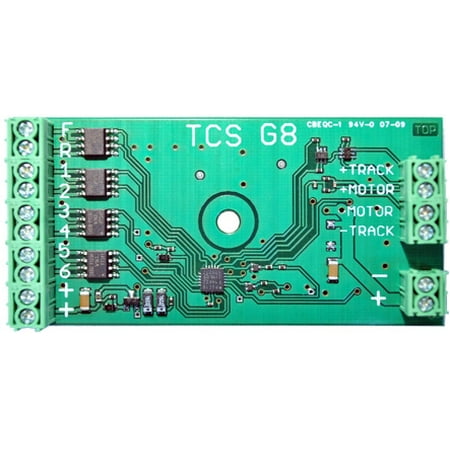 Train Control Systems 1303 G G8 8-Function DCC Decoder Hardwire w/Screw