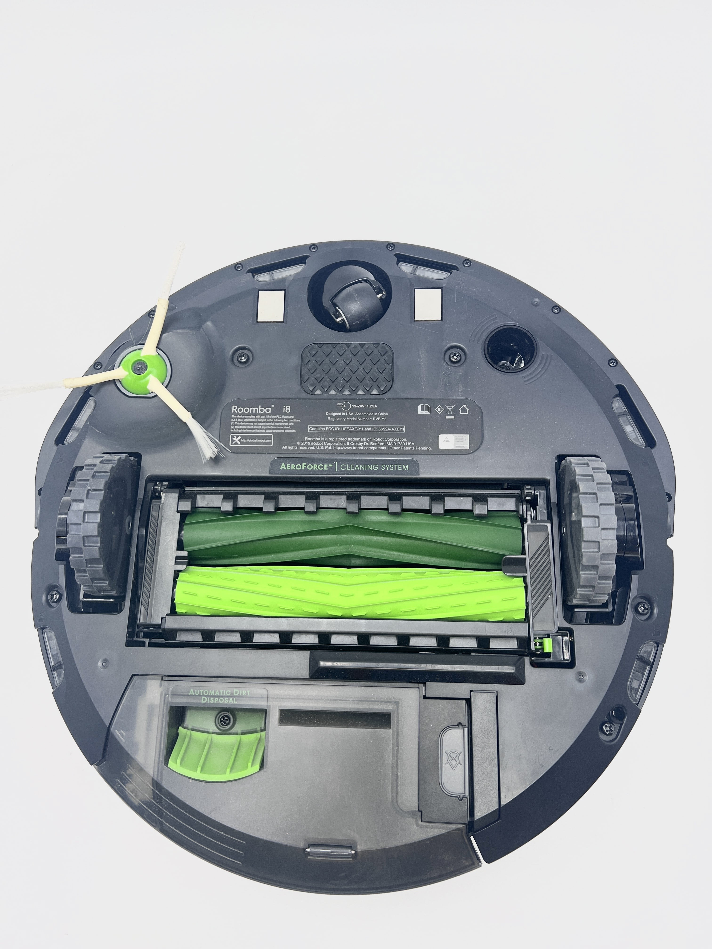 Open Box iRobot Roomba i8+ (8550) Wi-Fi Self-Emptying Robot Vacuum - Medium  Silver