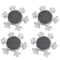 thumbnail image 1 of Luces Solares para el Suelo, Paquete de 4 Luces Empotradas en el Suelo, 6 Luces LED para JardíN, Luces para Patio, Exteriores, para CéSped, Patio, Luz CáLida, 1 of 5