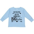 thumbnail image 3 of Inktastic So I'm Little, but I'm Gonna Be a Big Sister Girls Long Sleeve Toddler T-Shirt, 3 of 5