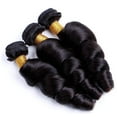 thumbnail image 2 of 10A Grade 3/4 Loose Wave Peruvian Extensions, 2 of 4