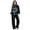 Butterfly Daisy Heart Print Blue Black, variant on Cats Paw Print Pink Women's 2 Piece Outfits Casual Turtleneck Pullover Sweatshirts and Wide Leg Pants with Side Pockets Trendy Cozy Tracksuit Sets, XS
