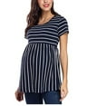 thumbnail image 3 of MesaSe T-Shirt de Maternité pour Femmes à Manches Courtes, Mode, Imprimé, Hauts, Grossesse, Vêtements, 3 of 6