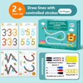 thumbnail image 3 of Wipe Clean Workbook Alphabet Numbers Preschoolers Handwriting Workbooks Kids Reusable Handwriting Workbooks For Preschools Advanced, 3 of 5