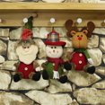 thumbnail image 2 of Cateissary Muñeco de Navidad Chimenea Colgante de pared Festival temático Atmósferas Colgante de Navidad Decoración Dormitorio Fondo Animal, 2 of 6