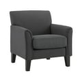 thumbnail image 5 of Weston Home Tribeca Modern Accent Chair, Dark Grey Linen, 5 of 8