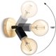 thumbnail image 5 of Aplique de pared interior de madera retro Aplique de pared industrial retro giratorio 180 (juego de 2) (hy), 5 of 5