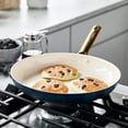 thumbnail image 3 of GreenPan Reserve Ceramic Nonstick 10-Piece Cookware Set | Twilight with Gold-Tone Handles, 3 of 8