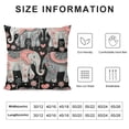 thumbnail image 5 of PHYHOO Elephant Throw Pillow  Colorful Pillow Covers  Unique  Animal Double-sided Print with Flower Throw Pillow Sofa Cushion Decorative Pillowcase for Couch Bed Chair Office, 5 of 5