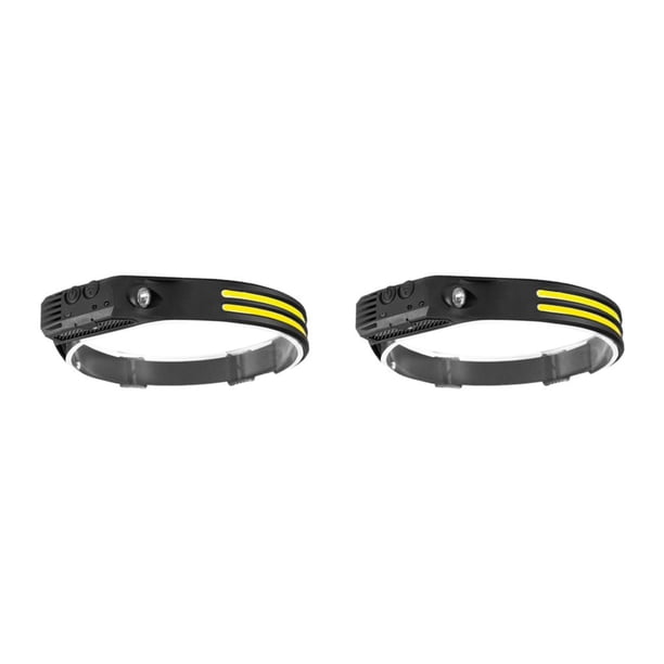Linterna frontal LED Yuarrent COB brillante luz de trabajo USB recargable 2piezas Tipo 2