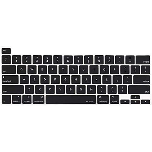 MOSISO Housse de Clavier Compatible avec MacBook Pro 13 Pouces 2020 A2338 M1 A2289 A2251 & MacBook Pro 16 Pouces 2019 A2141