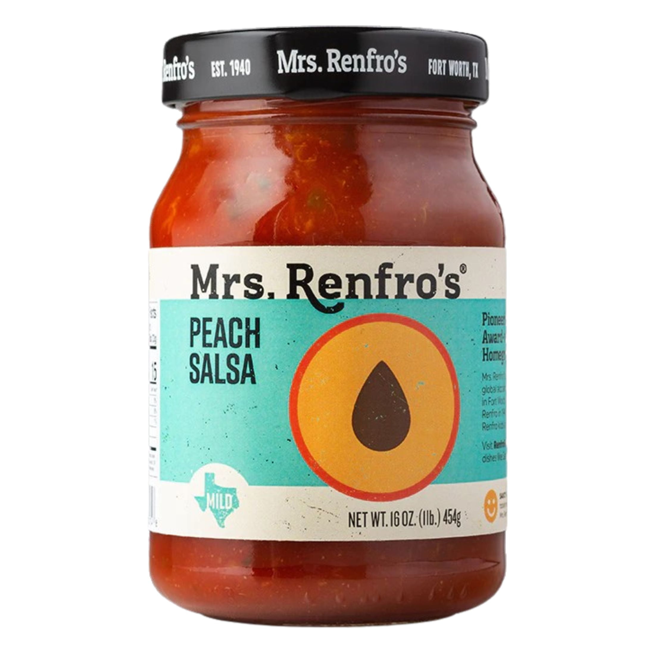 (3 pack) Mrs. Renfro's Peach Salsa, 16 oz