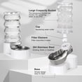 thumbnail image 3 of Gravity Dog Water Dispenser: 8L Large Auto-Refill Stainless Steel Pet Water Feeder - No-Spill BPA-Free Design for Large Dogs & Multi-Dog Homes - Everyday Indoor & Outdoor Spaces, 3 of 8