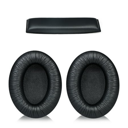Apooke Easily Replaced Ear Pads Headbeam forSennheiser HD200 Pro Headphone Thicker Foam Covers Sleeves Earpads