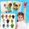 ZAROYEAX Children Educational Toys Plush Hand Puppets Animal Hand