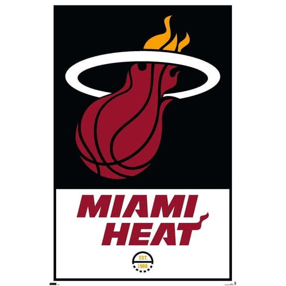 NBA Miami Heat - Logo 21 Wall Poster, 22.375" x 34"