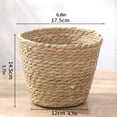 thumbnail image 3 of Woven Plant Pot Basket, Handwoven Rattan Planter With Drainage Hole, Decorative Wicker Flower Pot For Indoor Outdoor Garden Balcony Patio Home Office Decor, 3 of 6