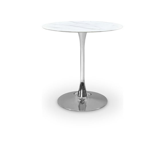 Meridian Furniture Holly 36" Chrome Counter Height Table