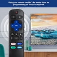 thumbnail image 4 of Remote Control for Hisense-TCL-Onn-Sharp-Philips-Westinghouse-Insignia-Element Roku TV Remote Replacement, 4 of 8
