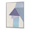 thumbnail image 1 of Purple Geometric Bridge I - Mid-Century Modern Framed Canvas, 1 of 3