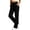 Black, variant on Lutiedan Straight Leg Sweatpants for Women Elastic Waist Fleece Jogger Pants Casual Baggy Workout Pants with Pockets S-XXL