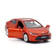 thumbnail image 4 of Voiture Hybride Toyota Corolla Modèle de Voiture en Alliage Moulé sous Pression Jouet avec Rétrofriction / pour Cadeaux d'Enfants / Collection de Jouets Éducatifs Orange (Boîte), 4 of 6