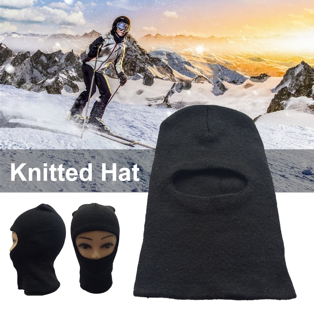 Akoyovwerve Winter Warm Balaclavas Full Face Cover Mask Hat Knitted