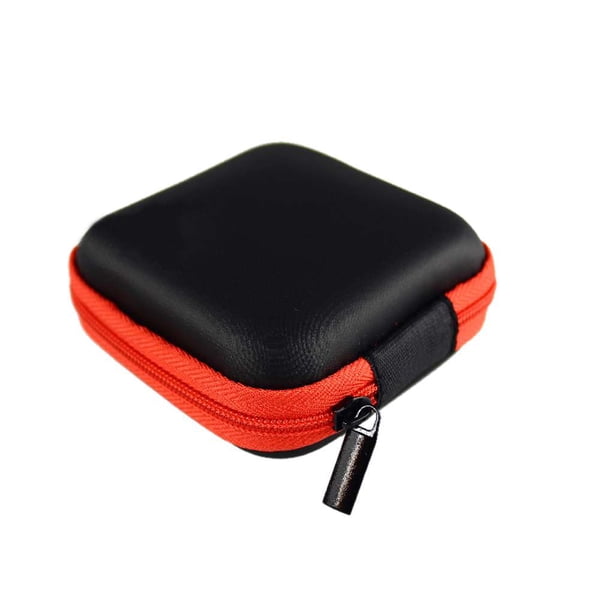 Naiovety Equipo de bolsa para auriculares Paquete digital unisex Colorfast Suministros de senderismo Mini bolsas de almacenamiento impermeables Mochilas de mochilero Rojo 1 Stück