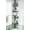 Black, variant on Corner Shower Caddy Tension Pole: Adjustable Rustproof 4-Tier Inside Bathroom Organizer - 47-121 inch Quick Installation Bathtub Shelves for Shampoo Storage - Rod Floor Standing Bath Rack