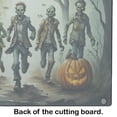 thumbnail image 4 of Zombies Spooky Halloween Glass Cutting Board Large 12 in x 15 in, 4 of 5