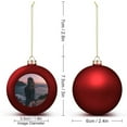 thumbnail image 3 of Personalized Photo Christmas Tree Ball Ornaments, Customized Xmas Presents for Family and Friends, 3 of 7