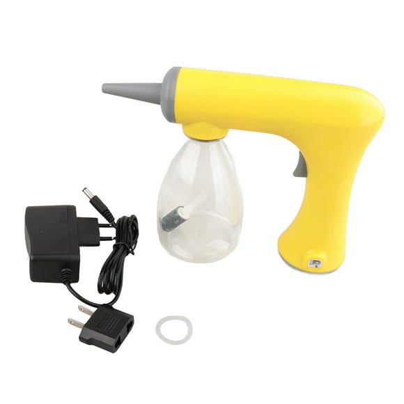 Máquina de espuma eléctrica para permanente de cabello con burbujas, compacta y reutilizable para barberías, herramienta para permanente, peluquería. Amarillo 300ml