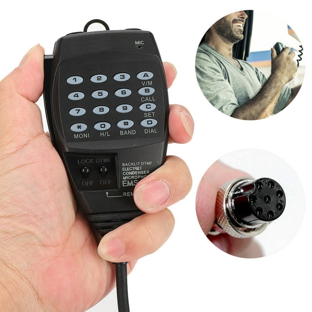 Micrófono ANGGREK EMS-57 de 8 Pines Para Alinco DR-635