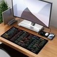 thumbnail image 4 of Waterproof Leather Desk Pad - Extra Large Non-Slip Office Mat with Keyboard Shortcuts for PC/, XXL Mouse Pad for Gaming & Work (11.8x23.6in)‌, 4 of 6