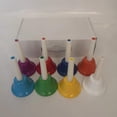 thumbnail image 1 of 8-Tone Handbell Percussion Set with Yellow Handle – Orff Musical Instrument for Early Childhood Education, Rhythm Learning & Music Classrooms – Durable, Portable, Easy-to-Play for Kids & Beginners, 1 of 5