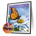 thumbnail image 1 of Cuadros Decorativos 5D DIY taladro redondo completo diamante pintura mariposa flor hogar arte artesanía (sz1908) Tmvgtek embutido en tela, 1 of 8