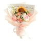 thumbnail image 1 of Ramo de flores de crochet ya hecho Arreglos de flores artificiales Rosa de crochet flor rosa, 1 of 9