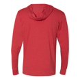 thumbnail image 3 of Next Level Apparel Tri-Blend Long-Sleeve Hoody (6021) Vintage Red, M, 3 of 5