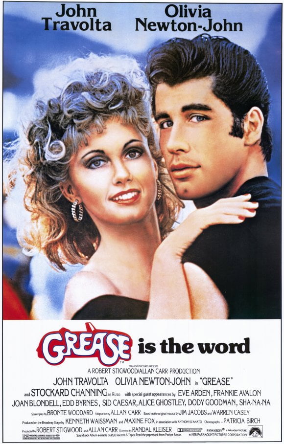 1978 Grease 11x17 Movie Poster 