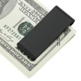 thumbnail image 3 of Yucurem Metal Stainless Steel Money Clip Holder Folder Collar Clip (Black), 3 of 7