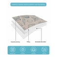 thumbnail image 5 of Quilts Twin-XL Size Bedding Set, Blue Shell Coastal Lightweight Quilted Comforter, Nautical Seaside Ocean Vintage Art Soft Reversible Bedspread Coverlet with Pillow Covers for All Season, 68" x 98", 5 of 7