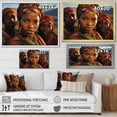thumbnail image 4 of Designart "Tribes Xhosa African Portrait II" African Tribes Wall Art Print, 4 of 5