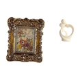 thumbnail image 1 of Marco de fotos,Marco de fotos retro Marco de fotos de mesa vintage,Marco de fotos adornado para colgar en la pared,decoración del hogar,Estatua abstracta,Estatua de resina para decoración del, 1 of 8