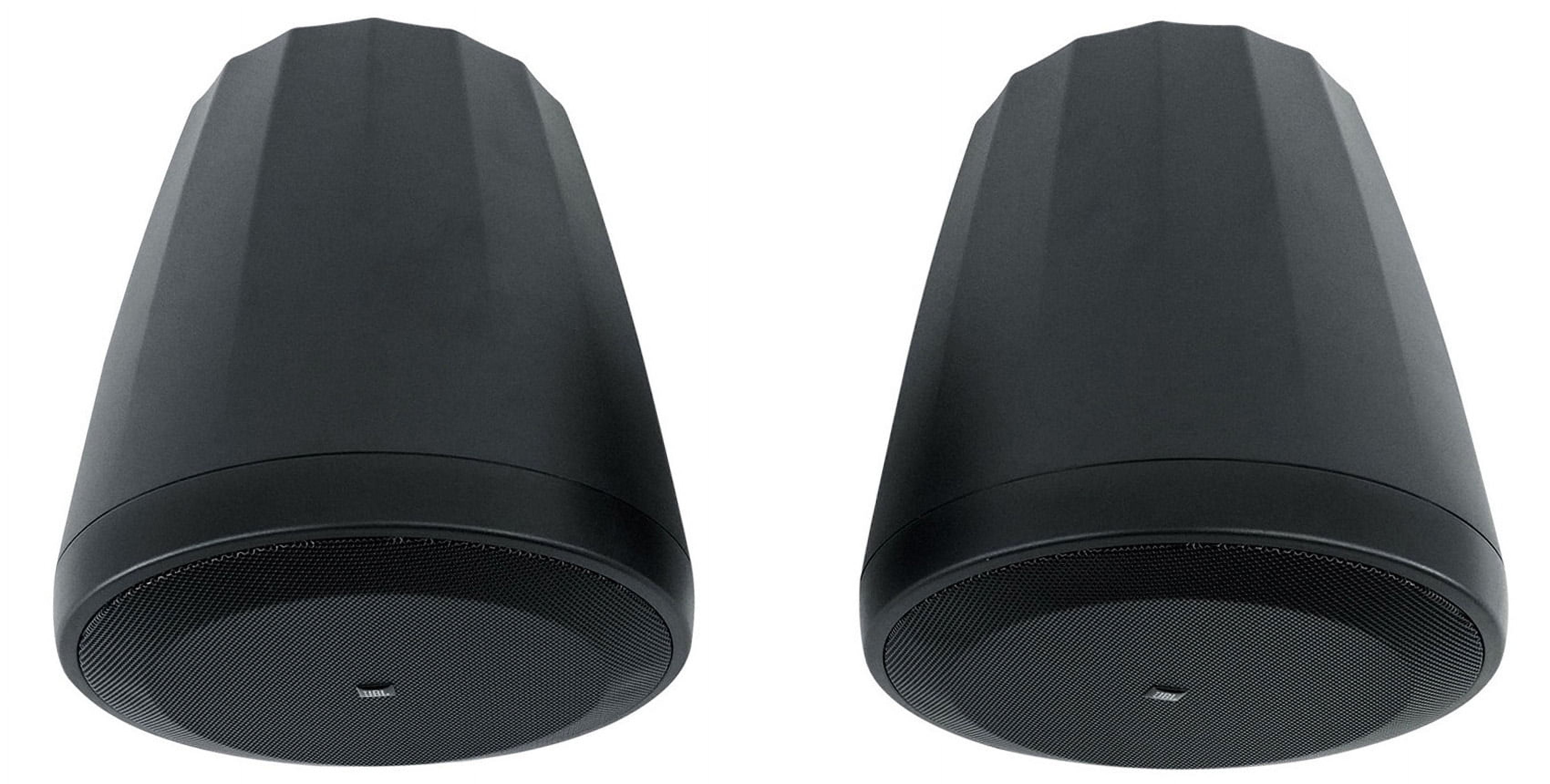 4) JBL Control 64P/T 4" 30w Commercial 70v Black Hanging Pendant Speakers C64P/T