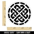thumbnail image 2 of Celtic Shield Knot Ward Symbol of Protection Self-Inking Rubber Stamp Ink Stamper - Red Ink - Small 3/4 Inch, 2 of 7