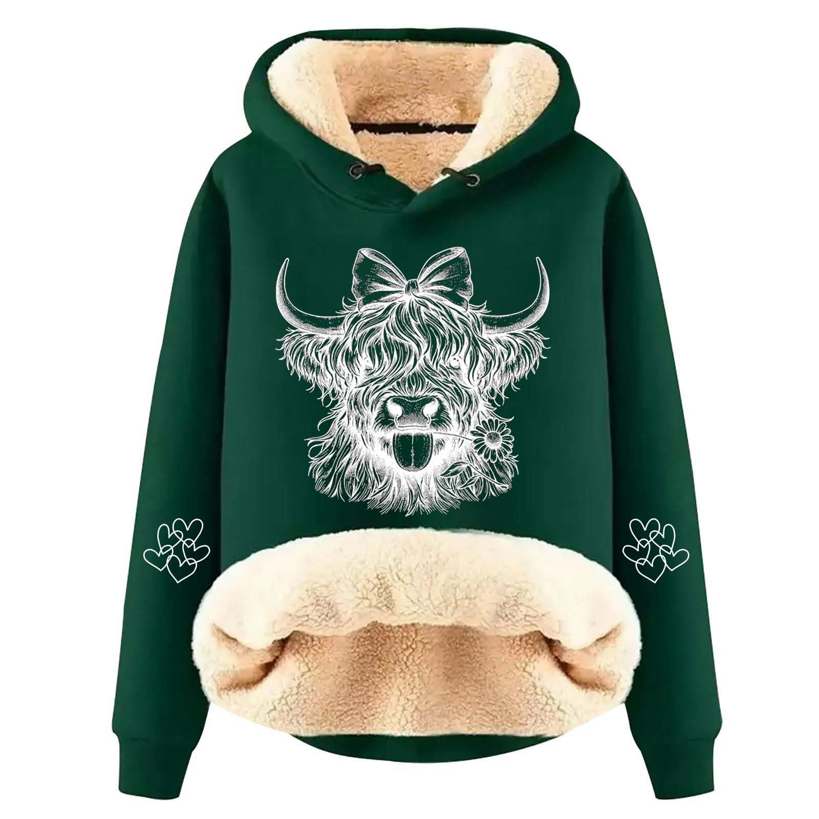 Fox Oversized Animal Hoodie 2025 Puawkoer Hooded Sweater 1pc