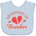 thumbnail image 3 of Inktastic Grandma's Lil' Heartbreaker Boys or Girls Baby Bib, 3 of 4